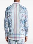 ETRO рубашка с принтом пейсли, синий - фото 2