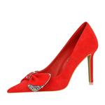 Туфли женские на высоком каблуке Bigtree, черный - фото 7