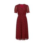 Платье Deep Breath с эластичной сеткой на талии, черный - фото