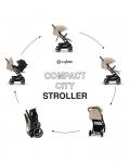 Cybex Beezy 2 Компактная городская коляска, белый - фото 3