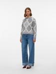 Свитер VERO MODA VMARGIE, Grey/Mottled Grey - фото 4