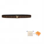 Женский ремень Louis Vuitton, коричневый - фото