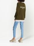 Balmain button-front knitted cardigan, коричневый - фото 4