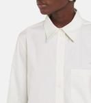 Хлопковая рубашка Peter Do, белый - фото 5