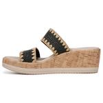 Босоножки на танкетке Bzees For Lifestride, black stretch raffia fabric - фото 4