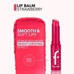 Бальзам для губ со вкусом flormar Lip Balm, 003 Strawberry 3 g - фото 3