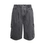 Шорты Nahmias Washed Pleated Cargo Shorts, Grey Wash - фото