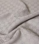 Джерси шерстяной шарф Gucci, Shell/Sky Blue - фото 4