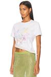 Топ Hibiscus Crushed Tee Christopher Esber, Hibiscus Print - фото 3
