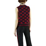 Жилет женский красный Gucci - фото 4