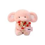 PUDOWRABBIT Плюшевая кукла Hug Rose Elephant высотой 30 см - фото