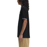 Пике поло с двойной полосой FRED PERRY, черный - фото 8