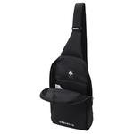 DESCENTE Нейлоновая слинг-сумка унисекс черная, Black - фото 5