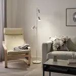 Торшер белый NYMÅNE IKEA - фото 2