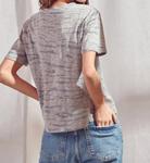 Футболка с принтом «Зебра» серого цвета STORIA - фото 3