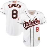 Мужская белая домашняя майка Baltimore Orioles Cal Ripken Mitchell & Ness - фото 2