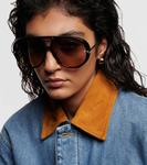 Капли авиаторские солнцезащитные очки Bottega Veneta - фото 5