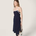 Платье из джерси MIU MIU, синий - фото 5