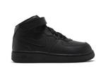 Кроссовки Nike Air Force 1 Mid LE TD 'Triple Black', черный - фото 2