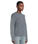 Свитер Faherty Sunwashed Cotton Roll Neck Sweater, синий - фото 2