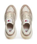 Кроссовки кожаные Tommy Jeans, бежевый / белый - фото 3