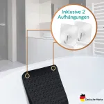 Коврик для ванной Delluxia, черный - фото 3