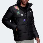 Куртка BAFFLE DOWN Unisex Adidas, черный - фото 4