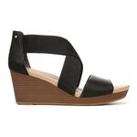 Женские босоножки на танкетке Dr. Scholl's Barton Band Dr. Scholl's, черный - фото