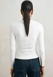 Топ Reiss JADA CREW-NECK WITH STRETCH ., White - фото 3