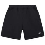 Черные шорты с логотипом Stussy Stock - фото