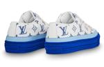 Кроссовки lv stellar low-top sneakers white/blue Louis Vuitton, белый - фото 4