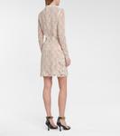 Кружевное мини-платье Stella McCartney, белый - фото 3