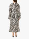 Платье миди Veva Zebra Twist Gestuz, Black/Birch Tiger - фото 2