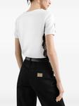 Dolce & Gabbana футболка с кружевом, белый - фото 5