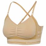 Спортивный топ Hummel Lulu Scrunch, бежевый - фото 3