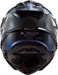 LS2 Helmets Explorer Carbon Adventure Helmet, Focus Blue White Red - фото 2
