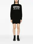 Платье мини с логотипом MOSCHINO JEANS, черный - фото 2