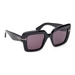 TOM FORD Солнечные очки Esme квадратной формы, Black - фото 5