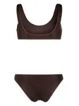 Бикини с эффектом металлик Oséree, коричневый - фото 2