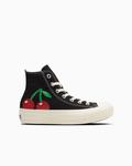 Кеды All Star PLTS Cherry Print HI Platform High-Cut Converse, цвет Black - фото 4