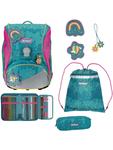 Scout Набор школьных сумок Alpha, 4 предмета, Happy Confetti, синий - фото