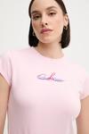 Футболка Calvin Klein Jeans, розовый - фото 4