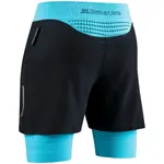 Женские беговые шорты EFFEKTOR 4D STREAMLITE X-Bionic, черный/синий - фото 2