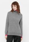 Джемпер pure cashmere TURTLE NECK POINT, Heather Grey/Hot Pink/Grey - фото 4