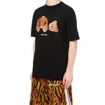 Футболка bear short-sleeve tee men black Palm Angels, черный - фото 4