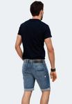 Джинсовые шорты INDICODE JEANS, средний цвет индиго - фото 6