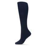 Колготки-Свитера в рубчик Memoi, Navy - фото