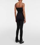 Топ Ziggy в рубчик KHAITE, черный - фото 3