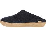 Тапочки Glerups Wool Slip-On Leather Outsole, цвет Charcoal - фото 4