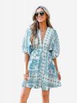 Пляжное платье Cupshe, синий - фото